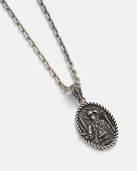 925 Sterling Silver "Big Iron" Pendant