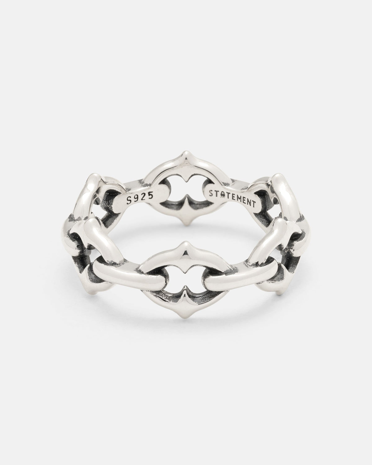 925 Sterling Silver "The Cathedral" Spiked Ring