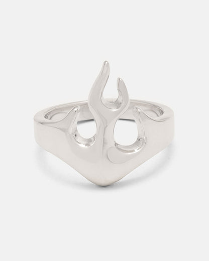 925 Sterling Silver Flame Ring