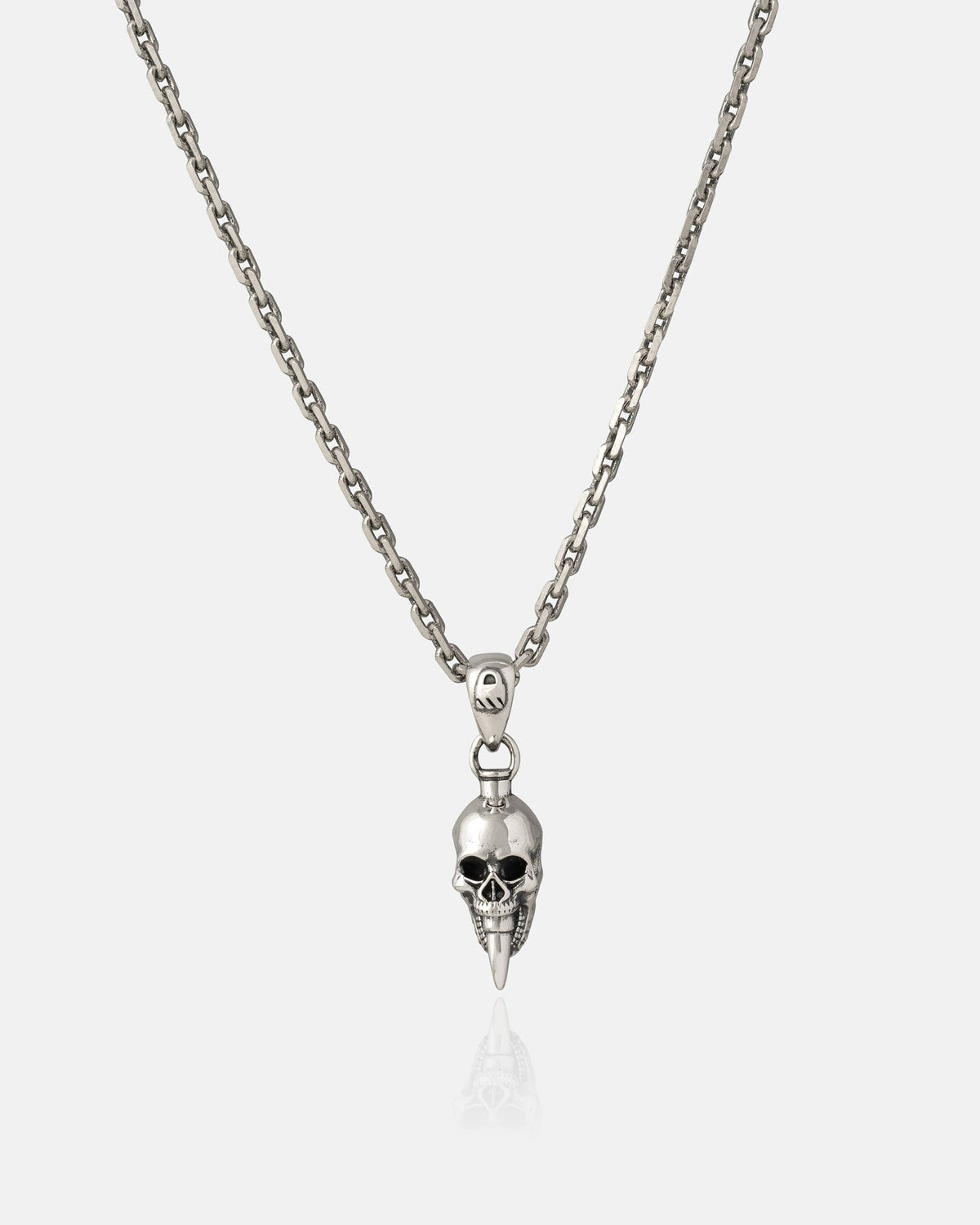 925 Sterling Silver Mini "Bite the Bullet" Pendant