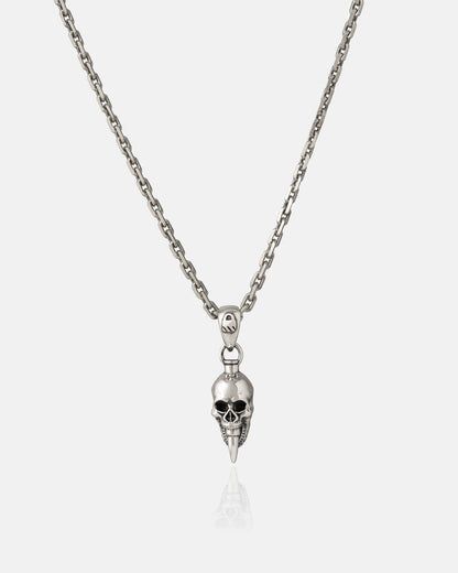 925 Sterling Silver Mini "Bite the Bullet" Pendant