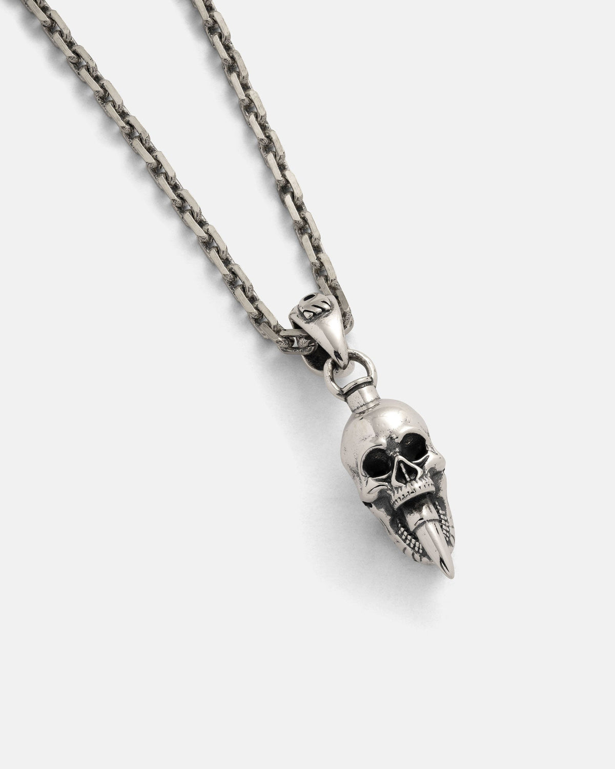 925 Sterling Silver Mini "Bite the Bullet" Pendant