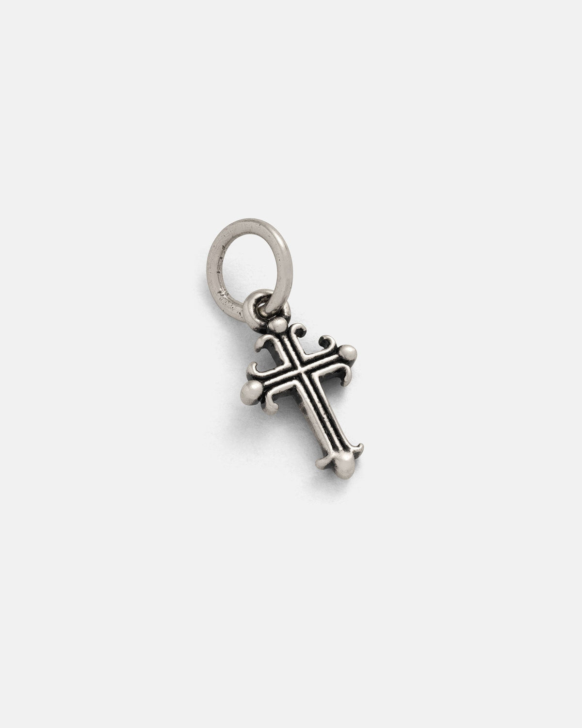 925 Sterling Silver Mini French Cross Pendant