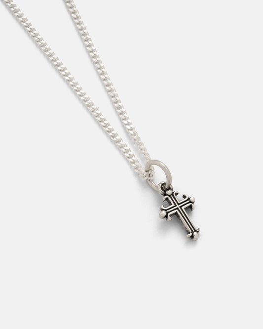 925 Sterling Silver Mini French Cross Pendant