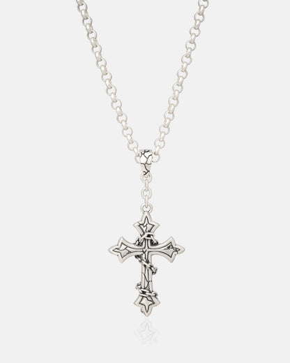 925 Sterling Silver Mini "The Ruins" Cross Pendant