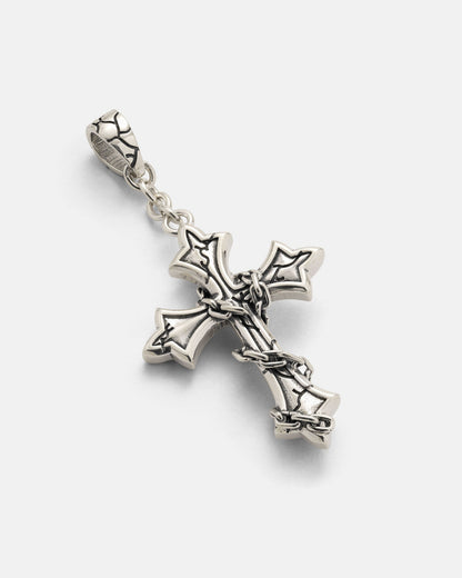 925 Sterling Silver Mini "The Ruins" Cross Pendant