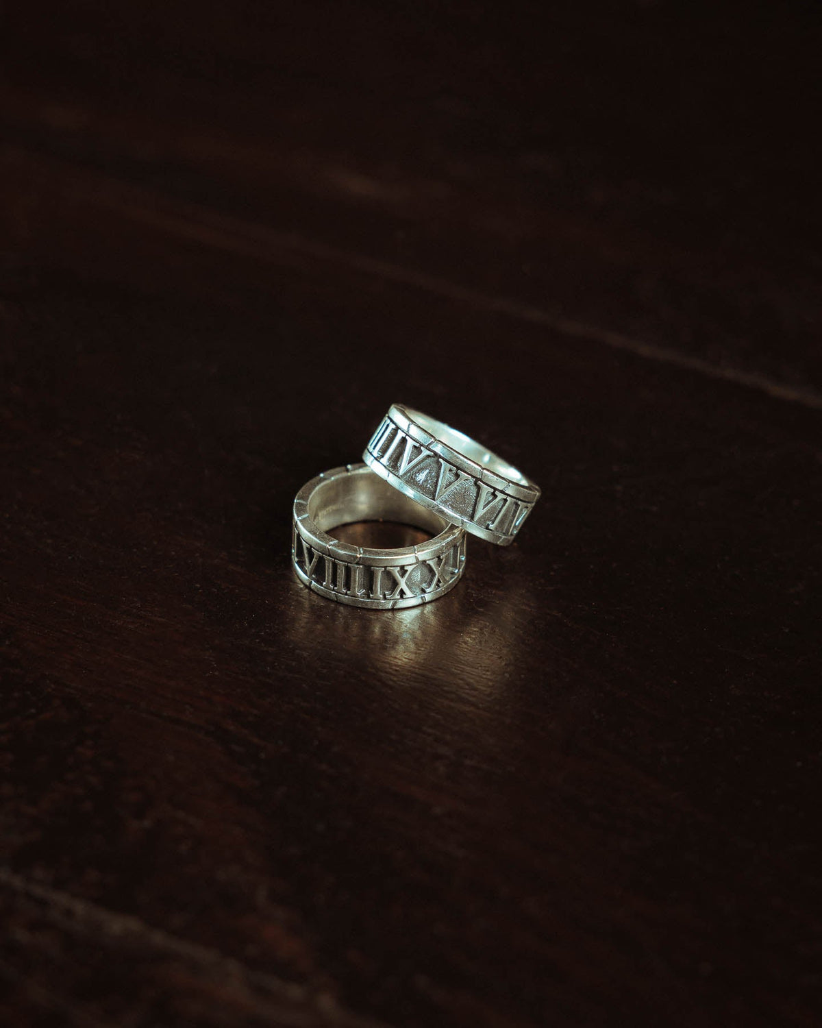 925 Sterling Silver Numerals Ring