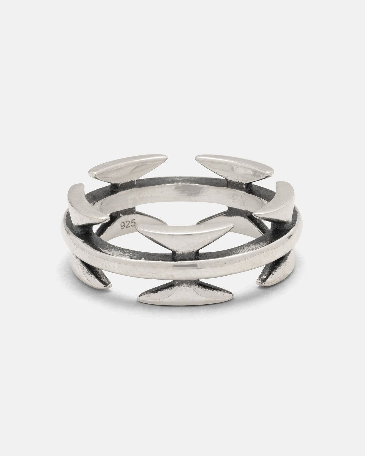 925 Sterling Silver Razor Wire Ring