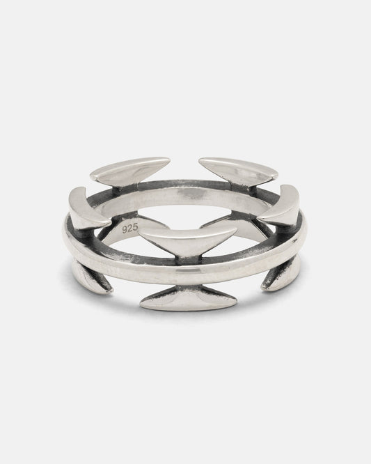925 Sterling Silver Razor Wire Ring