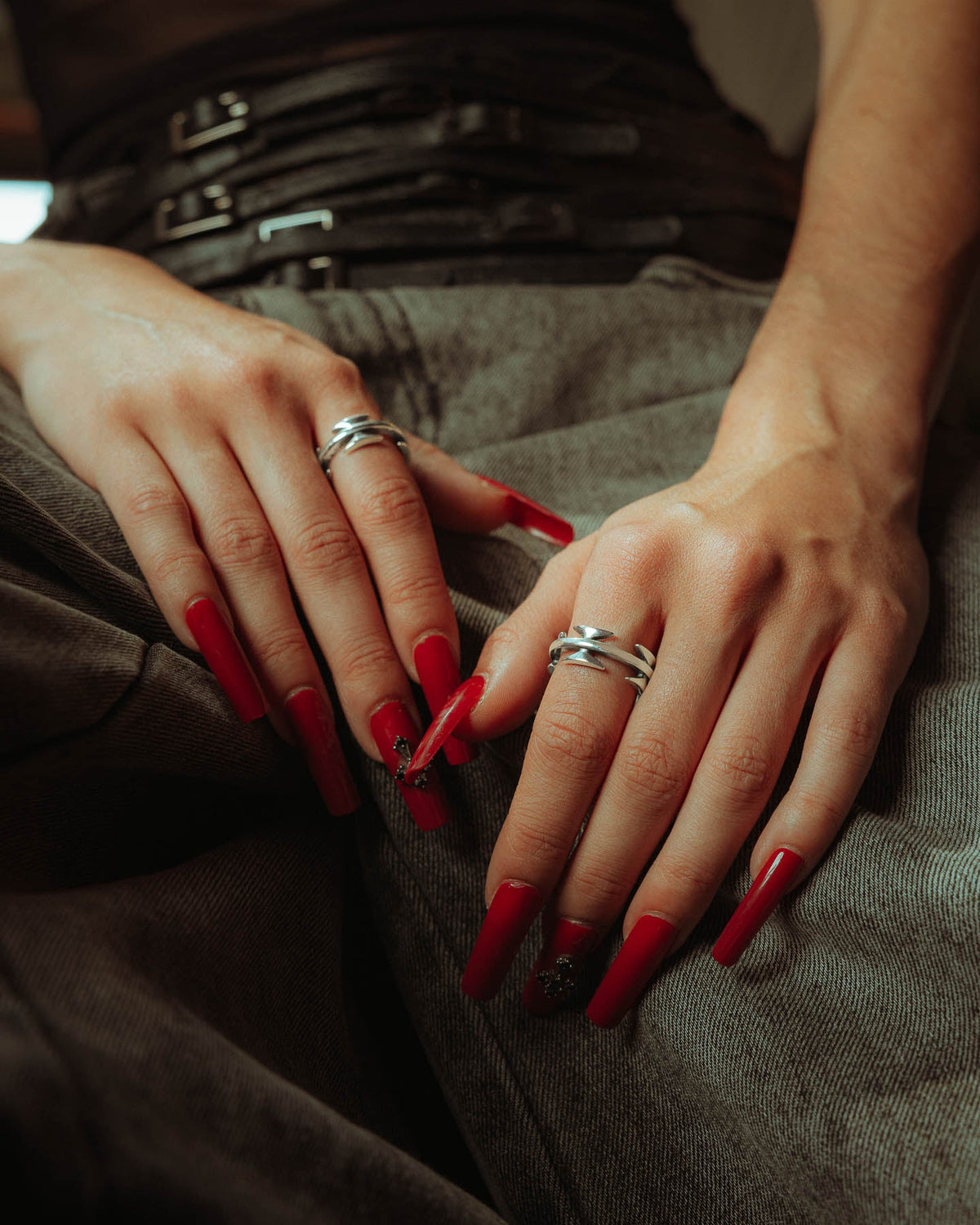 925 Sterling Silver Razor Wire Ring