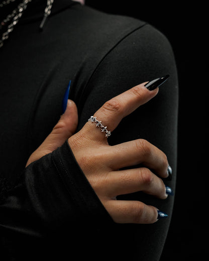 925 Sterling Silver "Fleur De Lis" Ring