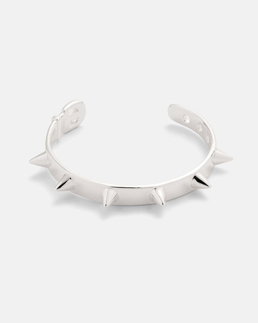 925 Sterling Silver Spiked Cuff Bracelet