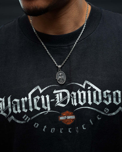 925 Sterling Silver "Big Iron" Pendant