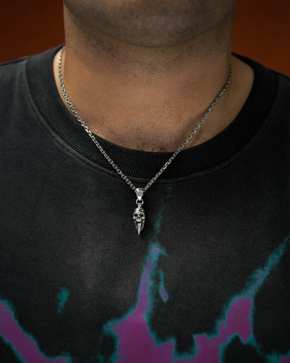 925 Sterling Silver Mini "Bite the Bullet" Pendant
