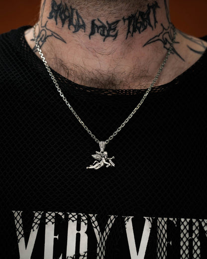 925 Sterling Silver Mini "Deaths Cupid" Pendant