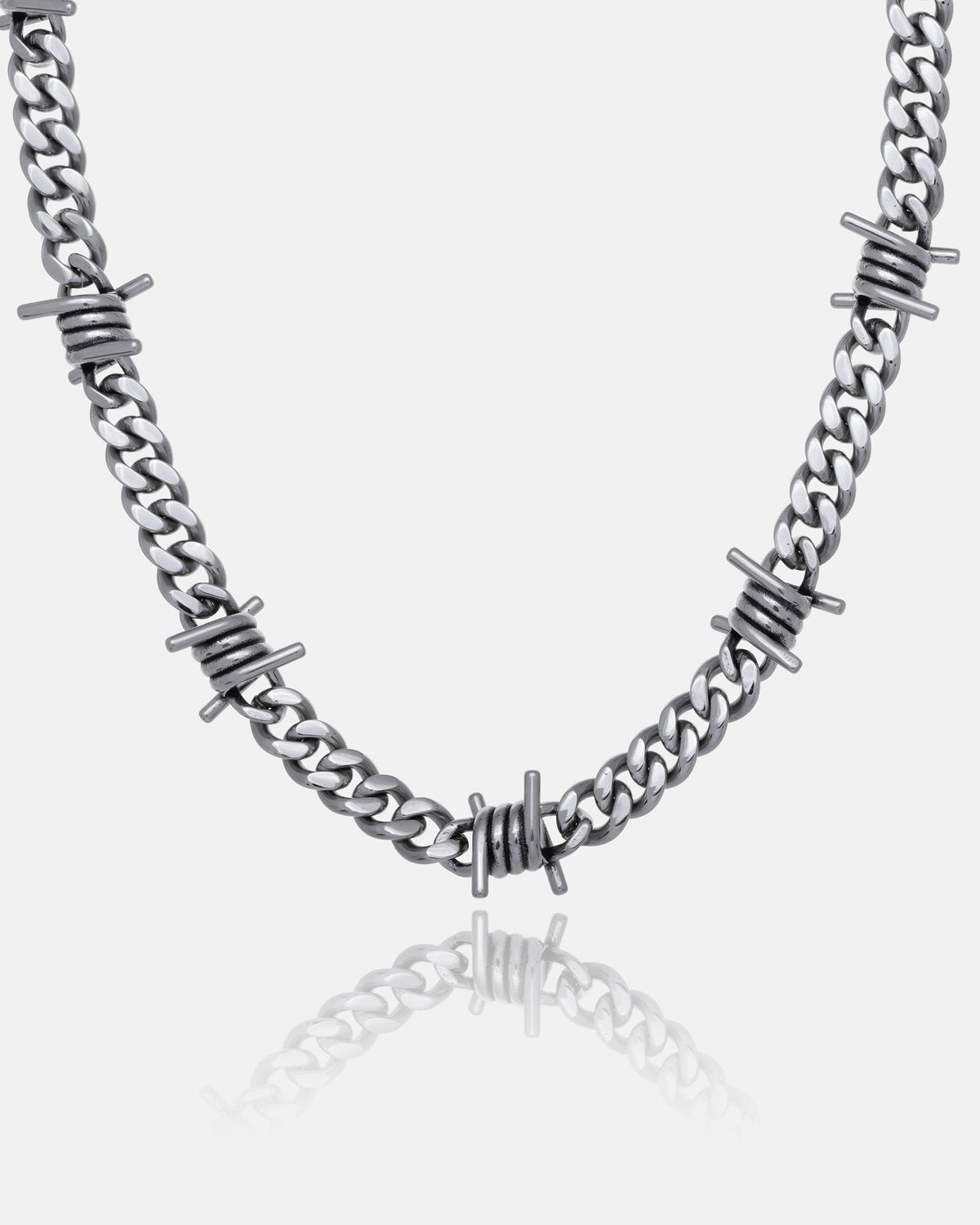 9mm Barbed Wire Cuban Chain
