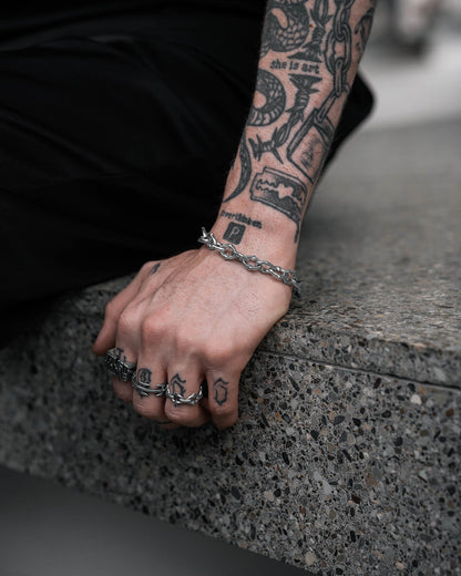"The Cathedral" 9mm Spiked Bracelet