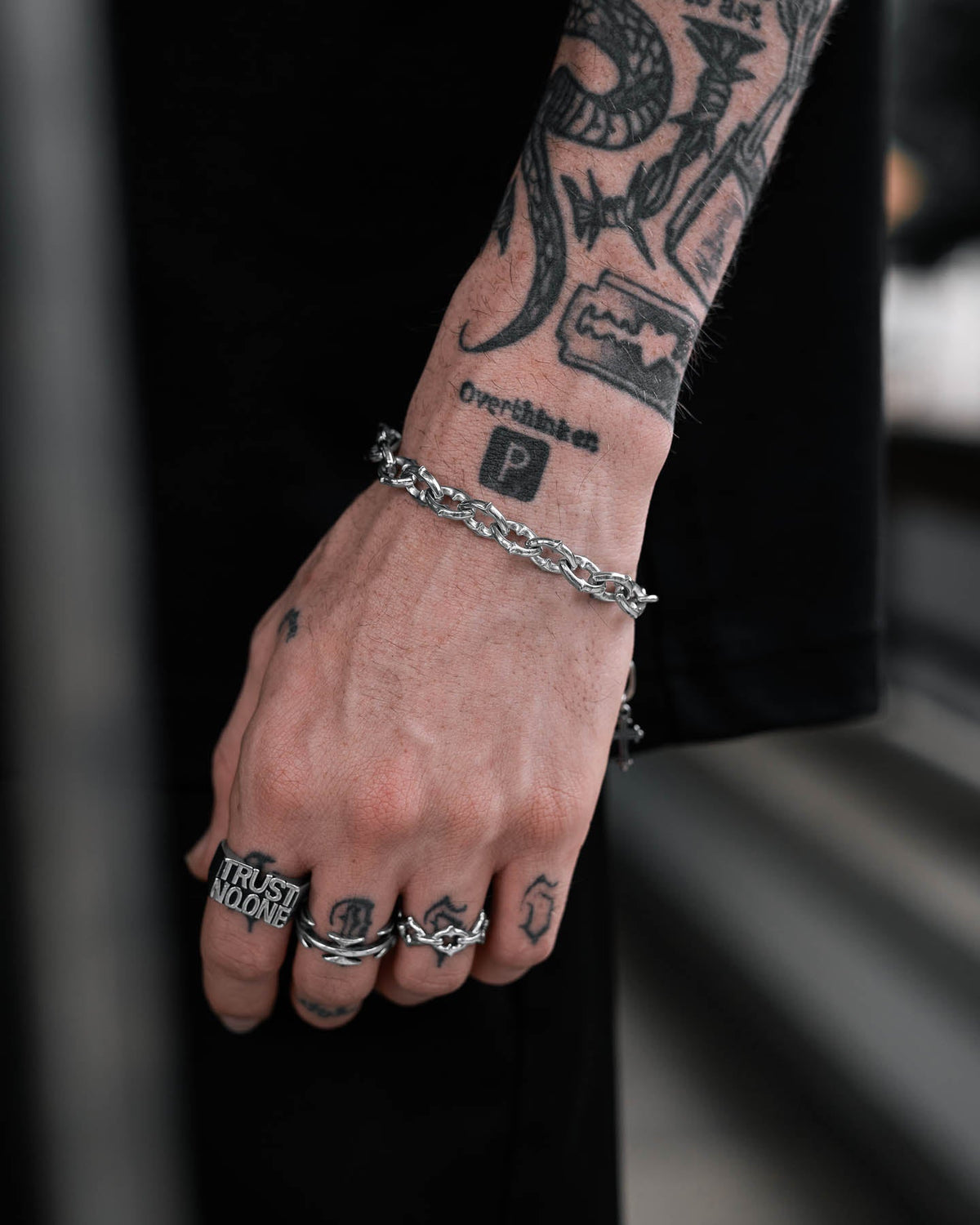 "The Cathedral" 9mm Spiked Bracelet
