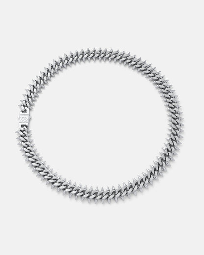 "Screwed Up" Spiked Cuban Chain