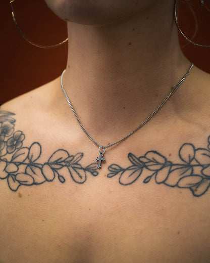 Mini French Cross Pendant