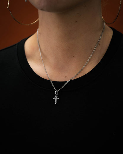 Mini French Cross Pendant