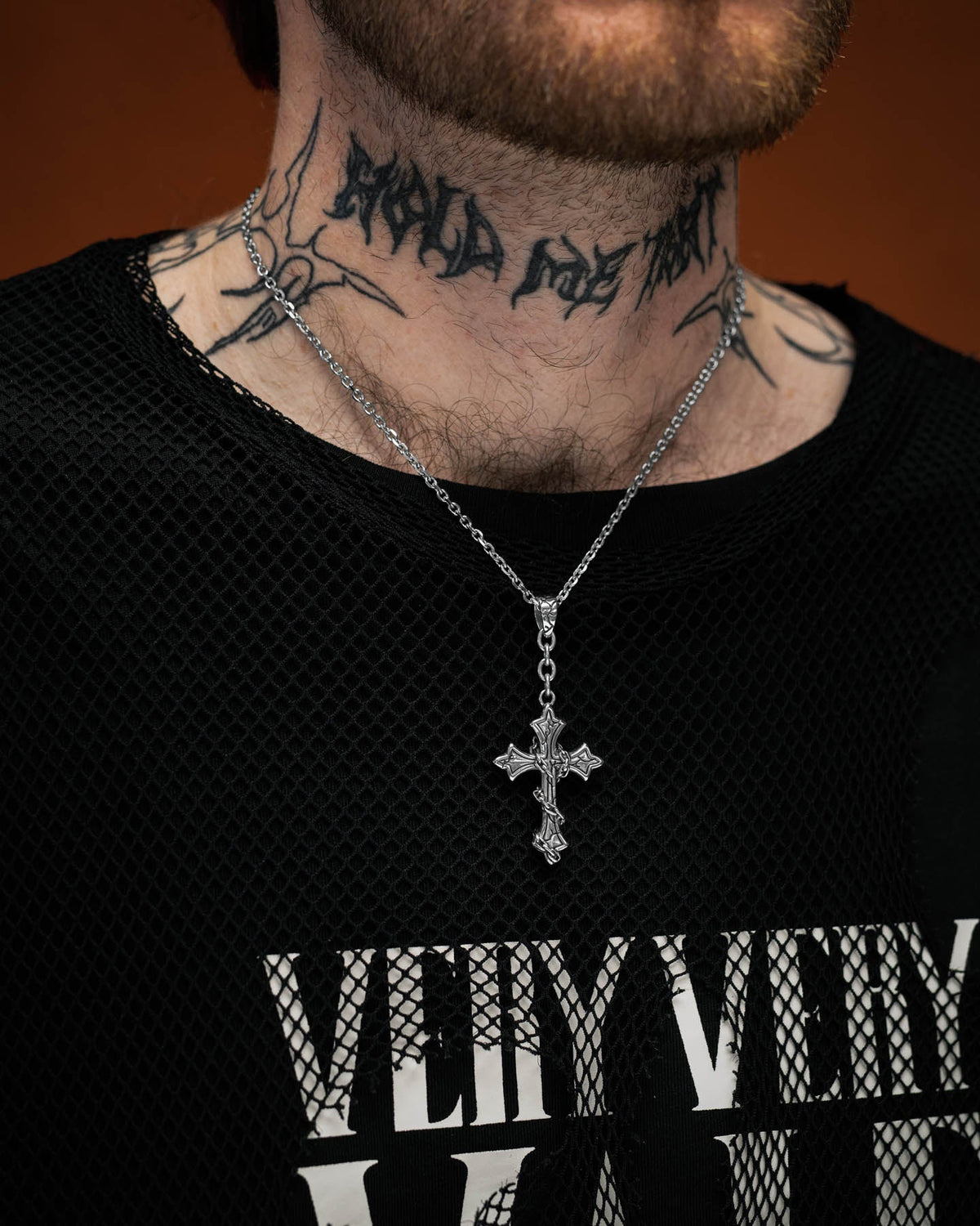 Mini "The Ruins" Cross Pendant