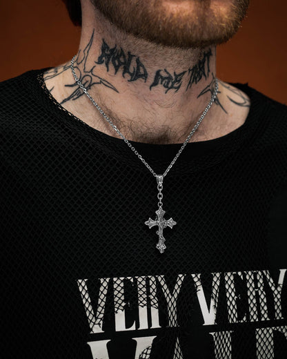 Mini "The Ruins" Cross Pendant