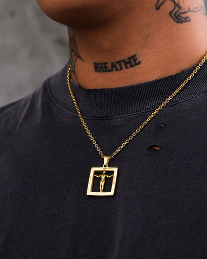 Agrippa’s Square Pendant (Gold)