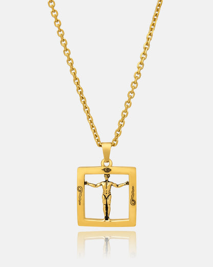 Agrippa’s Square Pendant (Gold)