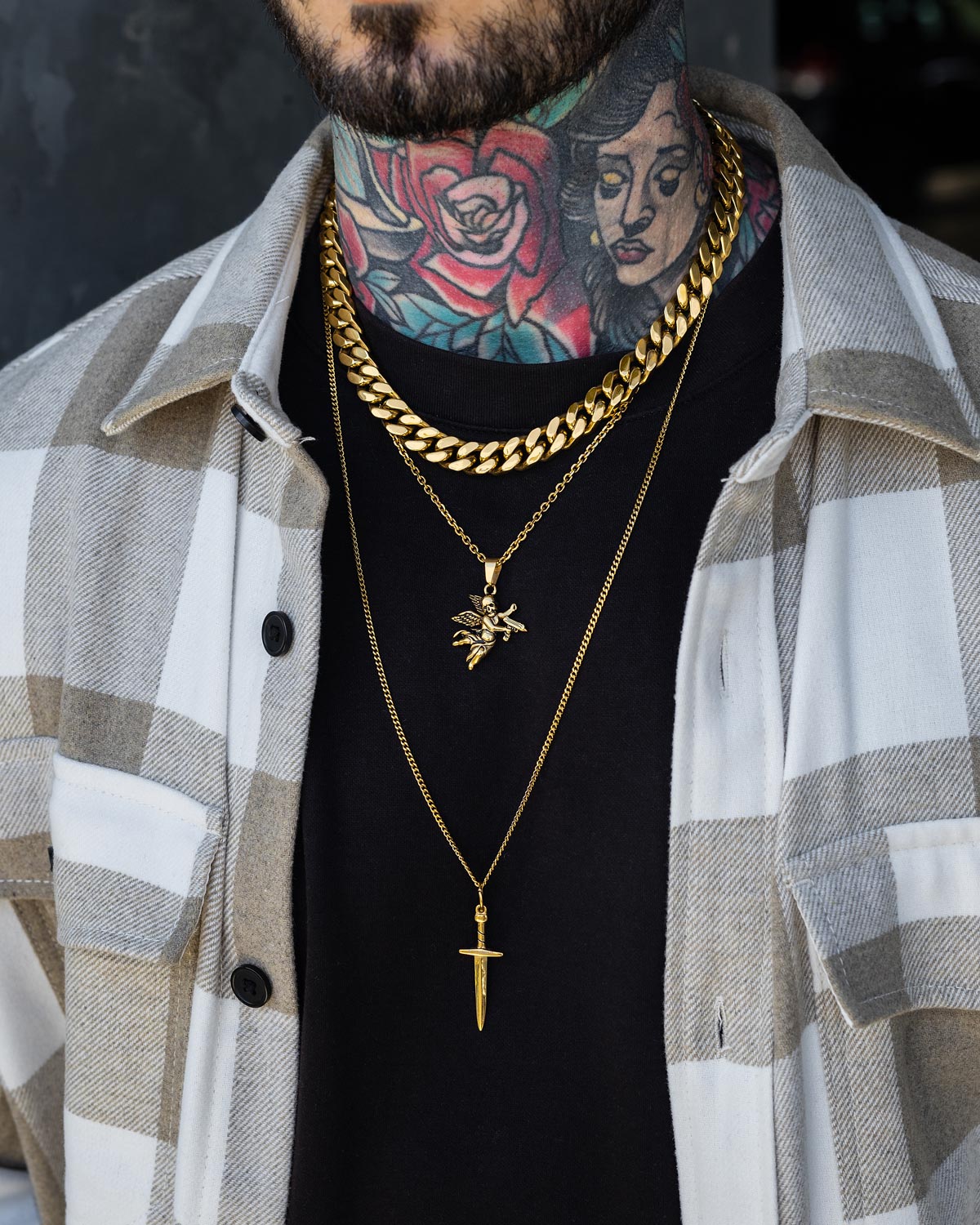 Angel & Dagger Set (Gold)
