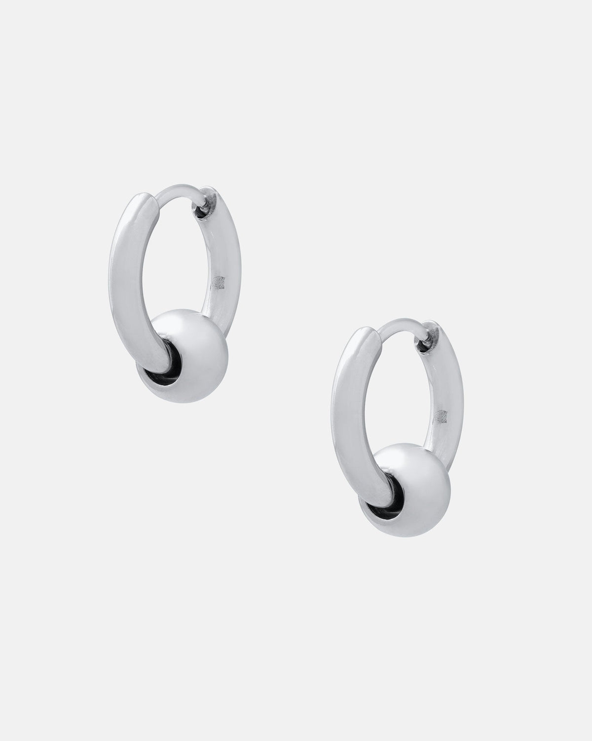 Ball Hoop Earrings