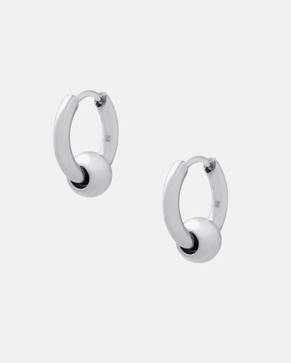 Ball Hoop Earrings