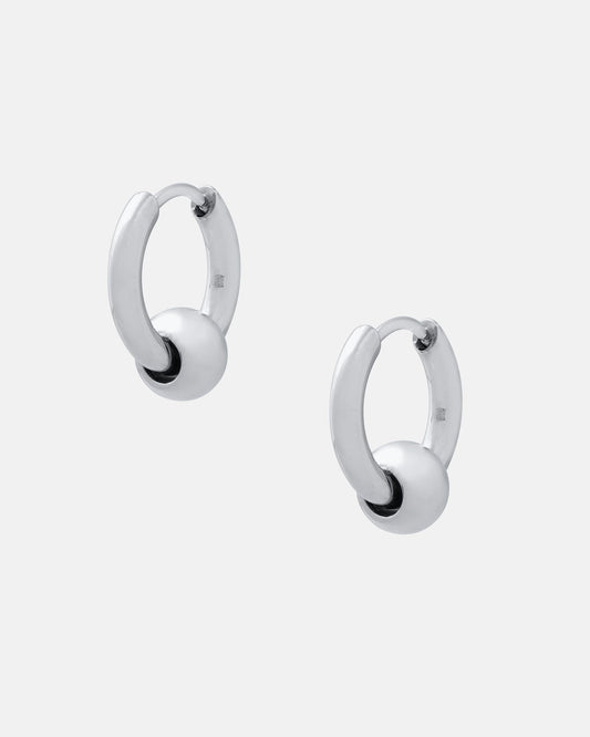Ball Hoop Earrings