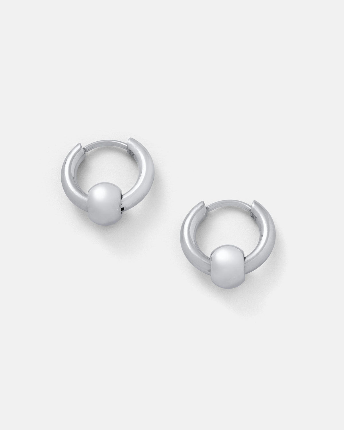 Ball Hoop Earrings