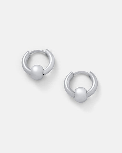 Ball Hoop Earrings