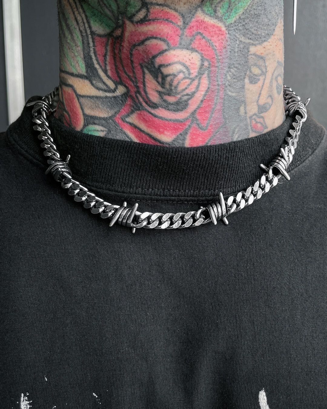 9mm Barbed Wire Cuban Chain