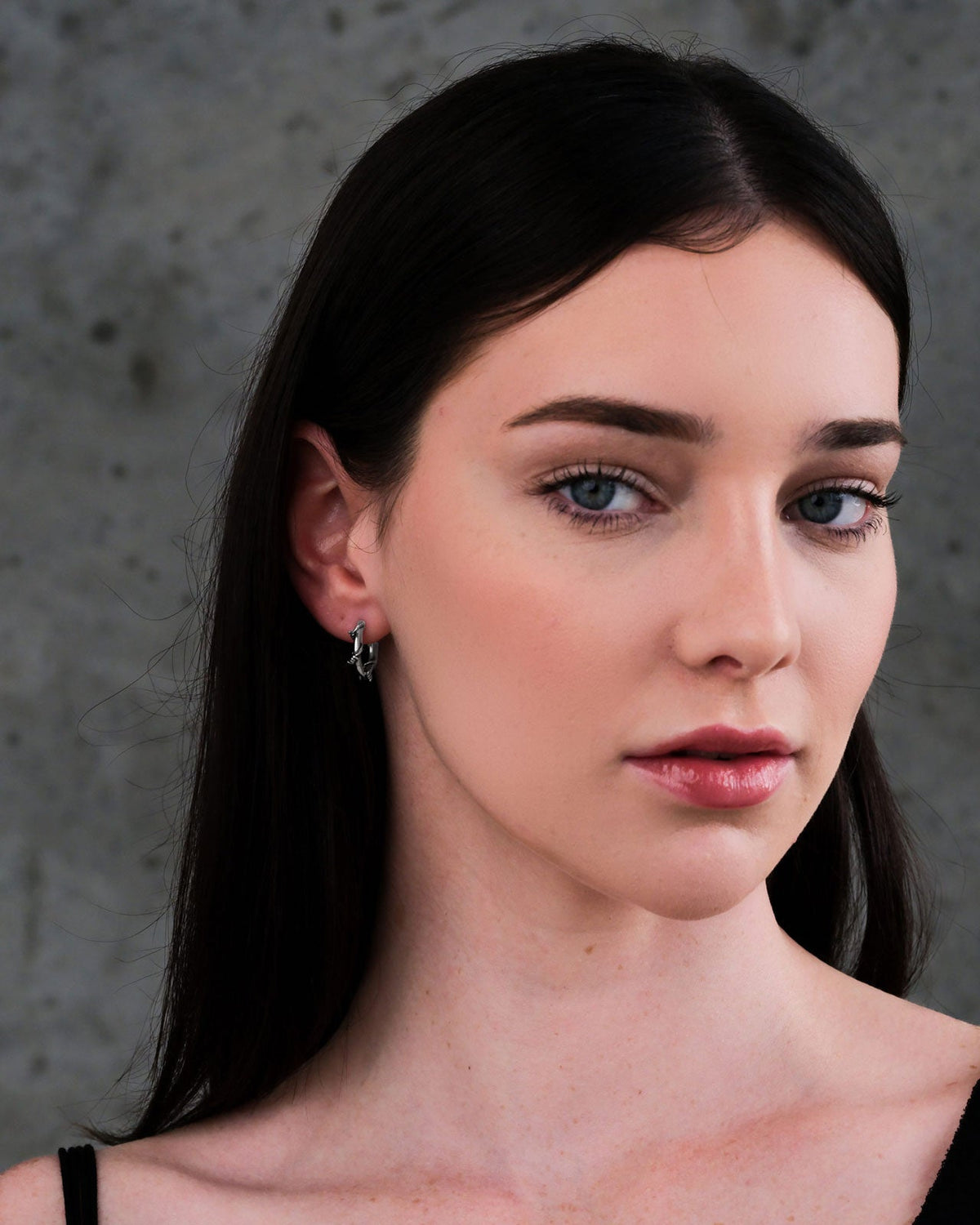 Barbed Wire Hoop Earrings