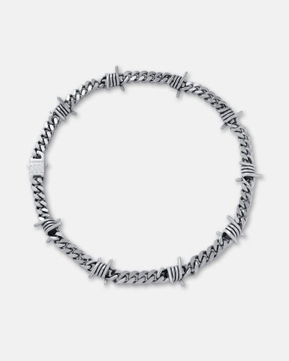 9mm Barbed Wire Cuban Chain