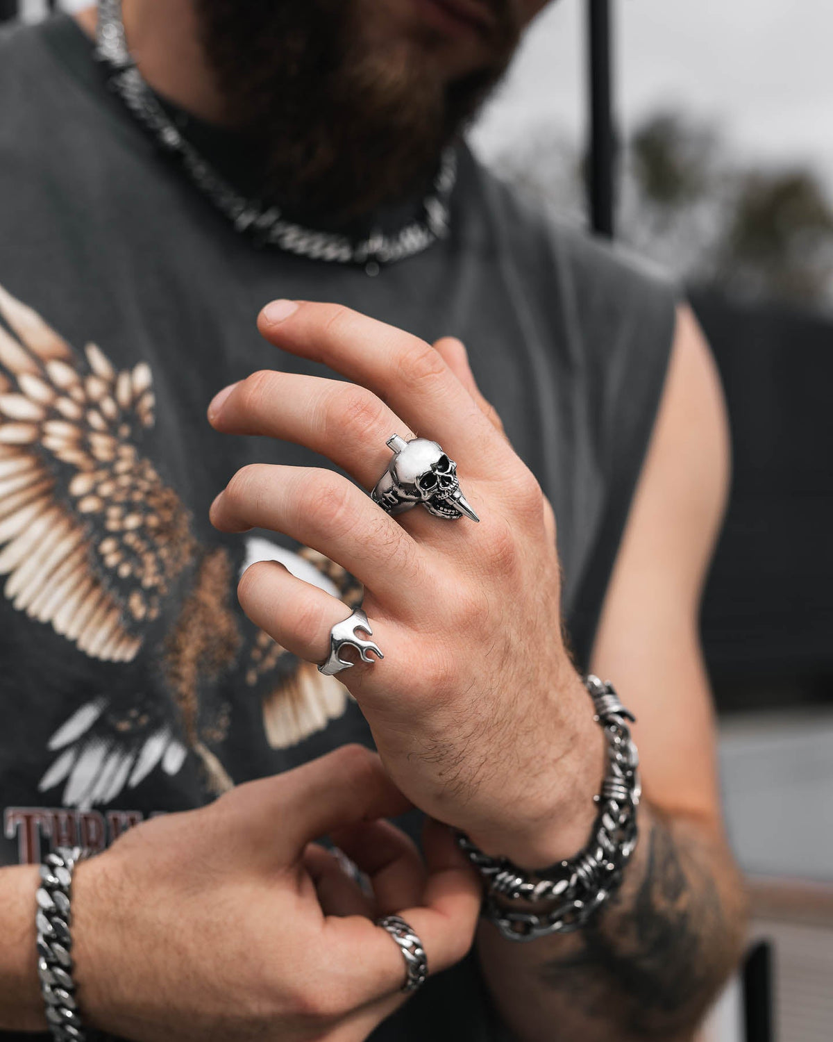 "Bite The Bullet" Ring