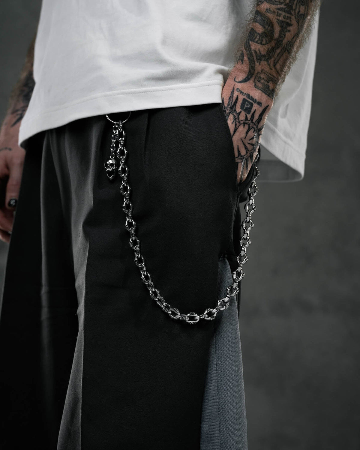 "Boneyards" Skull Wallet Chain