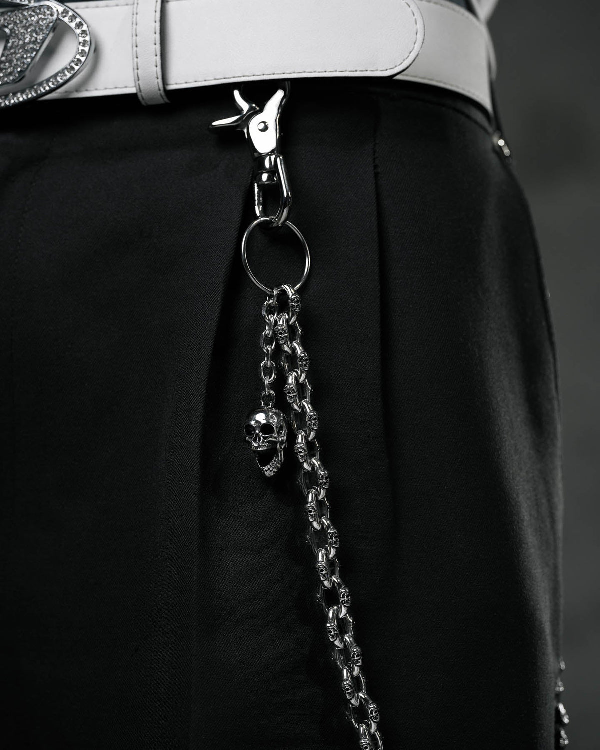 "Boneyards" Skull Wallet Chain