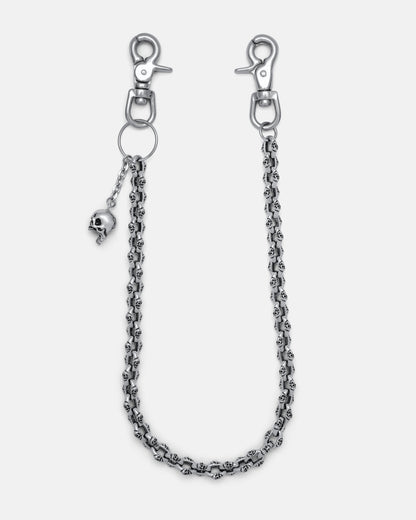 "Boneyards" Skull Wallet Chain