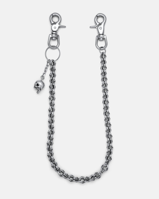 "Boneyards" Skull Wallet Chain