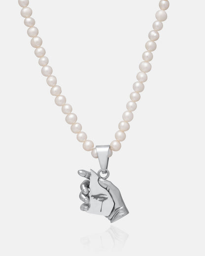 Freshwater Pearl Necklace With Custom Pendant Choice