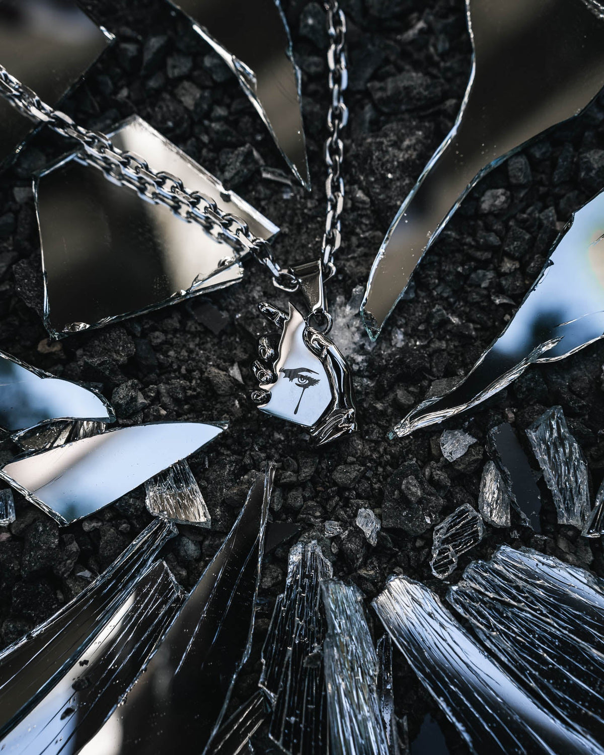 "The Broken Mirror" Pendant