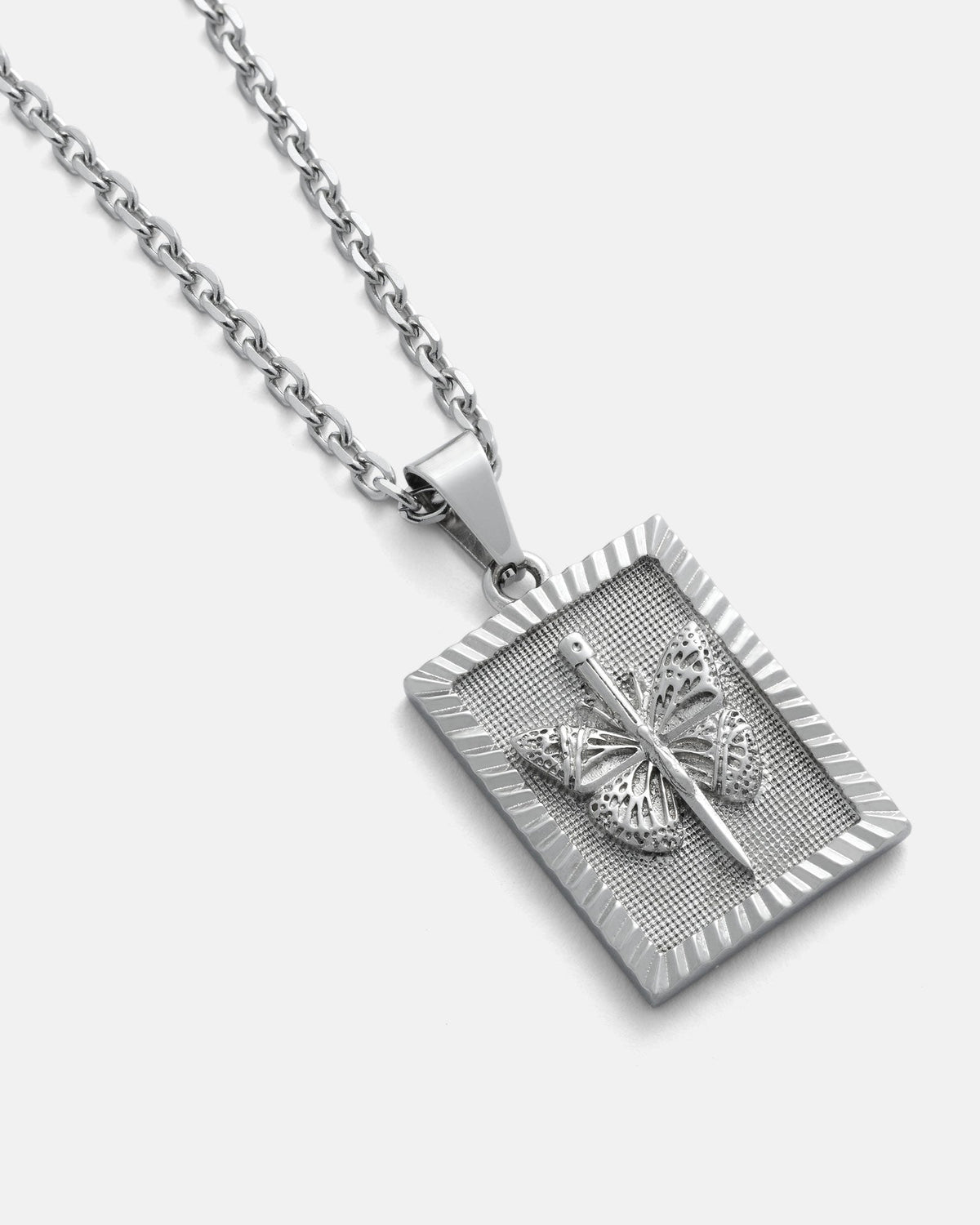 Butterfly Tag Pendant