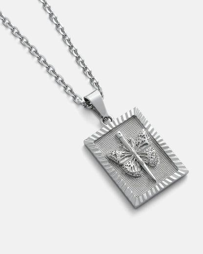 Butterfly Tag Pendant