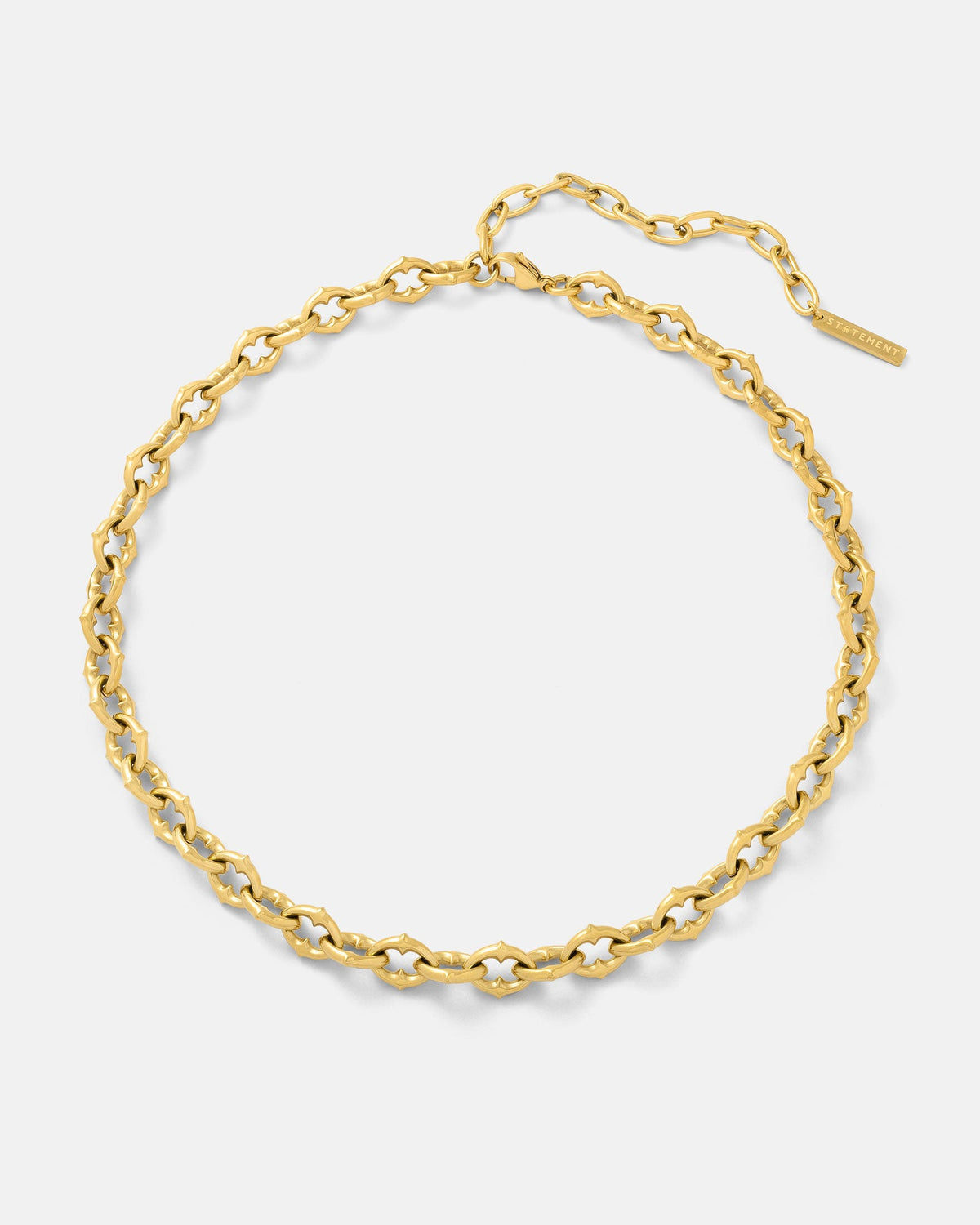 "The Cathedral" 9mm Spiked Chain (Gold)