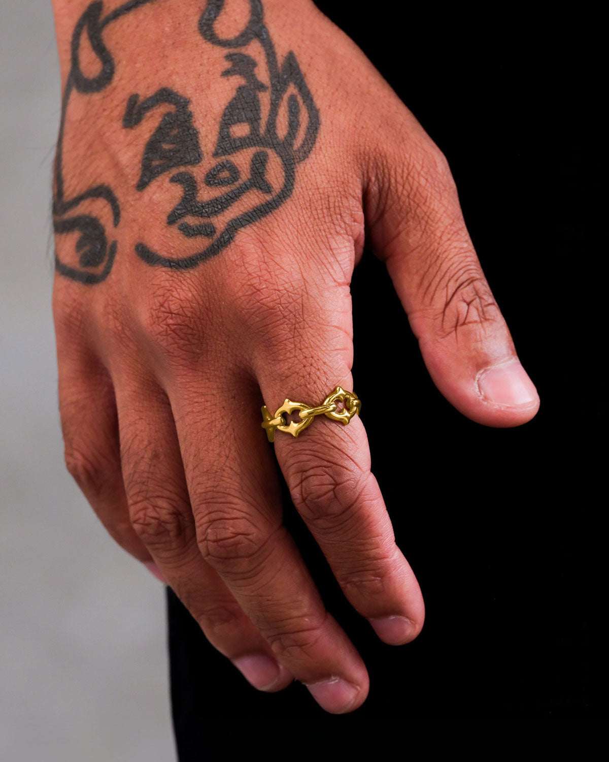 "The Cathedral" Spiked Ring (Gold)