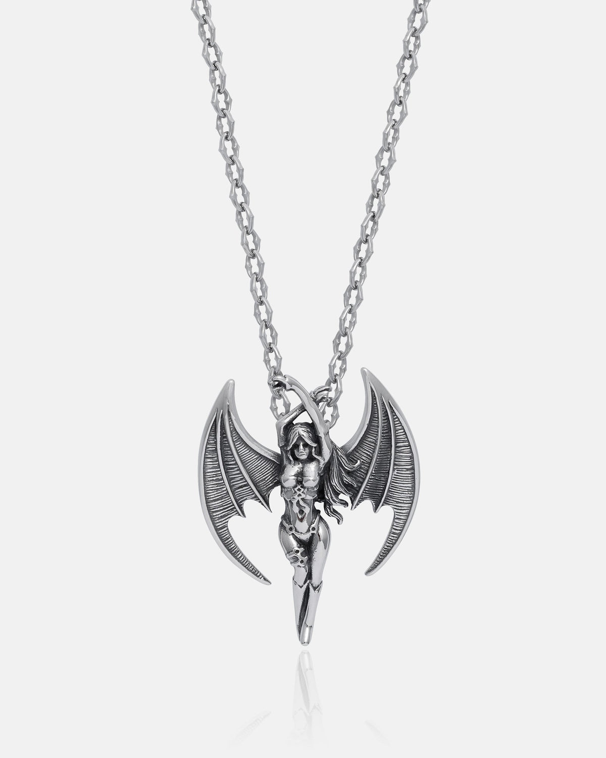 "The Cathedral" 6mm Spiked Chain with Custom Pendant Choice